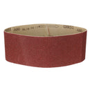 80 Grit Sanding Belt 610x100mm 4x24 Inch Ring Abrasive Aluminium Oxide For Sanders