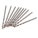 JIMI Upgrade 10Pcs 2mm Twist Drill Bit HSS-CO Stainless Steel Cobalt Metal For Bosch Dremel Rotary Tool