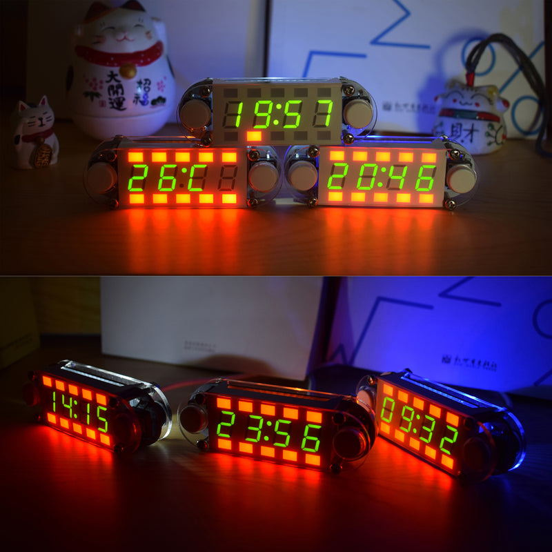 Geekcreit Multicolor Digital Tube Multifunctional DIY Clock Kit with Different Backlight