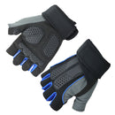 KALOAD 1 Pair Anti-slip Half Fingers Gloves Outdoor Fitness Sports Exercise Training Gym Gloves