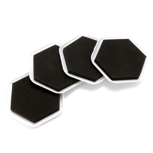 4Pcs Furniture Moving Sliders Mover Pads Moving Furniture Gliders Hardwood Floor Protectors