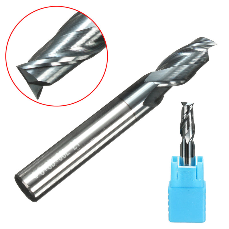 7pcs 2-12mm Solid Carbide Milling Cutter 2 Flute Slot Drills 2/3/4/6/8/10/12mm Milling Cutter CNC Tool