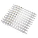 10pcs/set TECHJOB 01720 Mechanical Pencil Retractable Pen 0.7mm