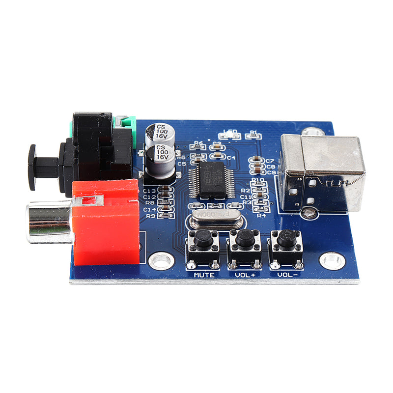 PCM2704USB Sound Card DAC Decoder USB Input Coaxial Fiber HIFI Sound Card Decoder (C6B4)