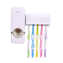 Automatic Toothpaste Squeezer Dispenser Bathroom Automatic Toothpaste Dispenser Squeezer Toothbrush Holder Set