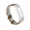 Mijobs Soft Genuine Leather Strap Replacement Watch Band for Huawei Honor 4 Running Version