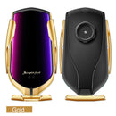 Smart Locator 10W Qi Wireless Charger Fast Charging Air Vent Infrared Induction Automatical Lock Car Mount Car Phone Holder For 4-6.5 Inch Smart Phone