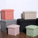 Multifunctional Foldable Storage Stool Box Shoe Bench Fabric Storage Stool Folding Chair
