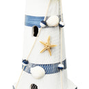 Mediterranean Wooden Light House Tower Nautical Starfish Shell Theme Home Decorations