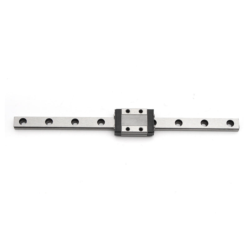 2Pcs 175mm CPC Miniature CNC Linear Support Rail w/ Slide Bearing With 1 Pc Silder Parts