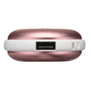 5200mAh Portable Macarons Hand Pocket Warmer Double-Sided PTC Ceramic Heating Aluminum Alloy Mobile Power Bank Supply External Battery Charger