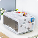 Microwave Oven Dust Cover Dustproof Storage Bags Organizer Sundries Home Decor Microwave Towel