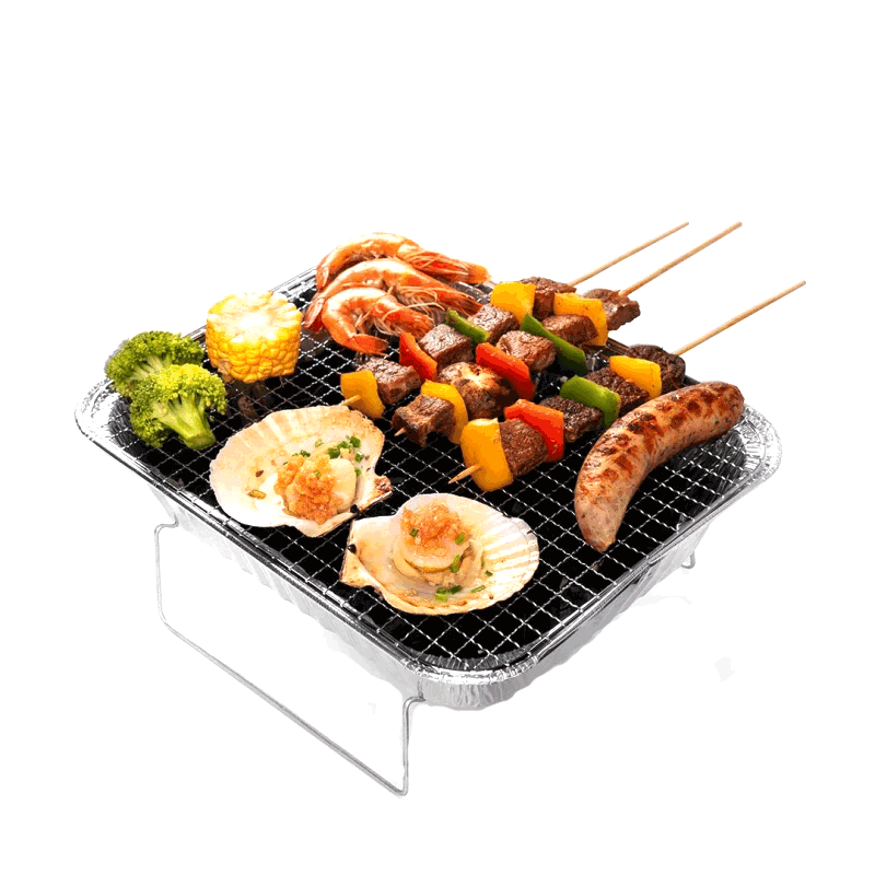 ZENPH 2-3 People Portable BBQ Barbecue Grill Stainless Steel Picnic Cooking Stove Outdoor Camping from xiaomi youpin