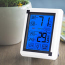 New Large-screen LCD Touch Digital Thermometer And Hygrometer Backlight Comfort Temperature And Humidity Monitor