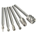 Drillpro Drill Carving Locator 4pcs 3mm Twist Drills and 6pcs Wood Milling Burrs For Rotary Tools