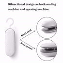 Food Heat Sealer Mini Household Sealing Machine Bag Sealer Capper Resealer Portable Hand Pressure Heating Sealer