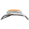 Front Fender Tip Light With Amber Light Lens For Harley Davidson FLT FLHR FLSTC FLSTN