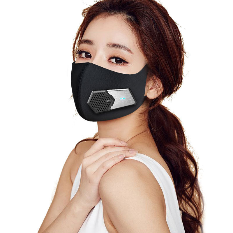 Fresh Air Supply Smart Electric Face Mask Air Purifying N95 Anti Dust Pollution