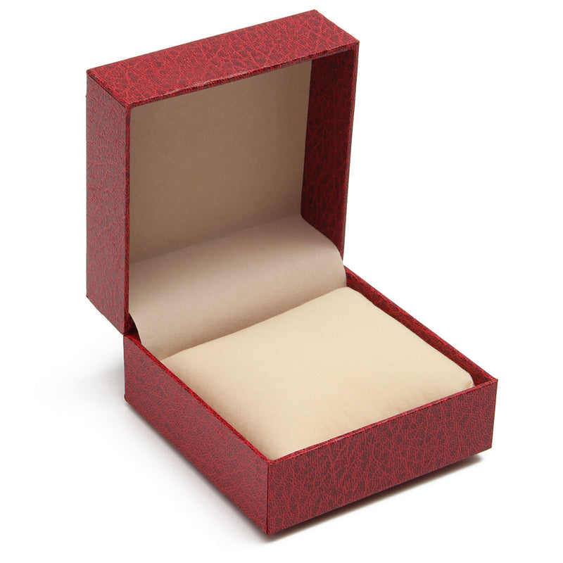 Red Clamshell Wristwatch Bracelet Jewelry Gift Display Storage Box Case Holder