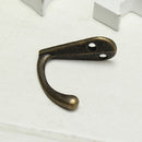4pcs Vintage Zinc Alloy Mini Robe Hat Coat Clothes Towel Single Hanger Hooks Bath Wall Door