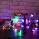 9.5M 75LEDs 8 Modes Multicolor Snowflake Fairy String Light for Christmas AC220V