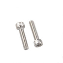 Suleve M4SH5 50Pcs M4 304 Stainless Steel 10-20mm Hex Socket Cap Head Screw Bolts Nut Optional Length