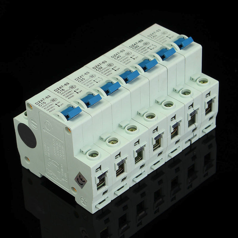 AC 400V 1P Plastic Air Switch Circuit Breaker Miniature Circuit Breakers