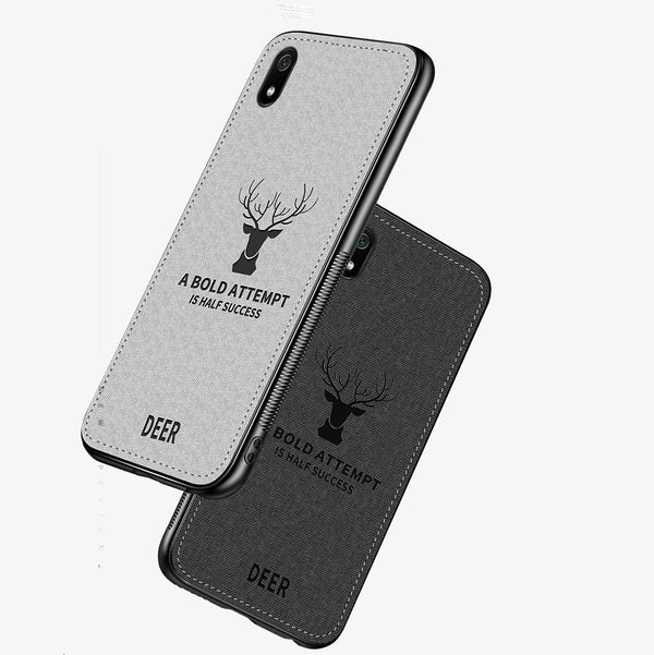 BAKEEY Deer Classic Canvas Cloth Shockproof Protective Case for Xiaomi Redmi 7A