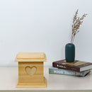 Pet Casket Wooden Cat Dog Burial Personal Cremation Ashes Urn Ash Coffin Box