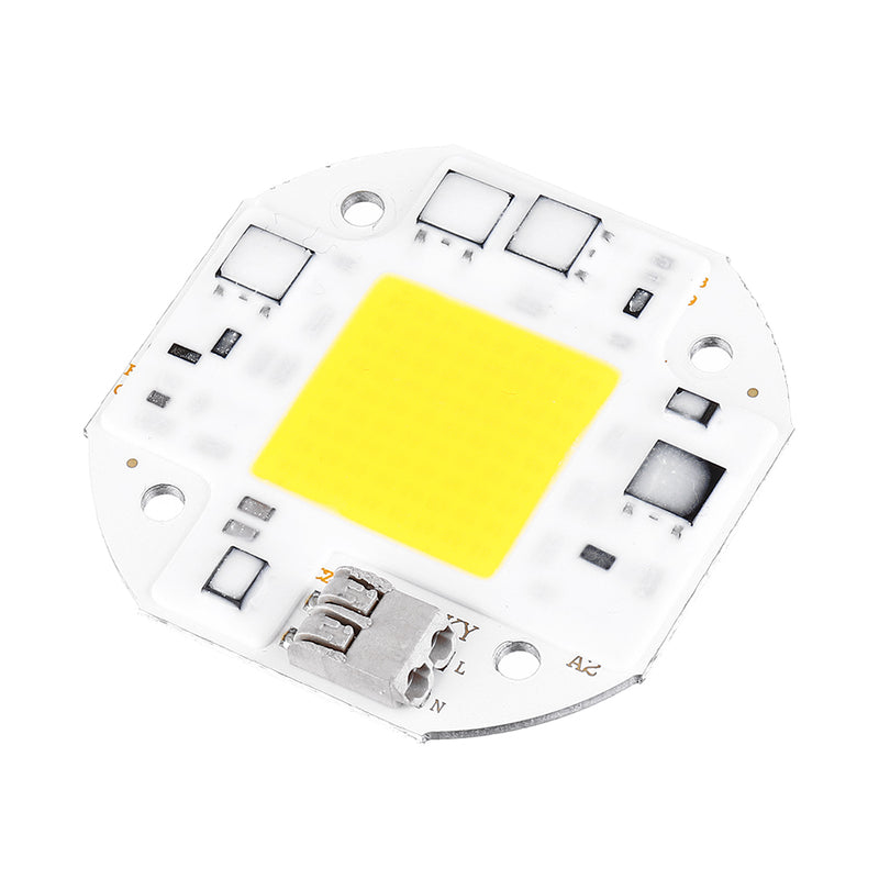 LUSTREON 50W LED COB Bead Light DIY Lamp Chip for Floodlight AC100-260V