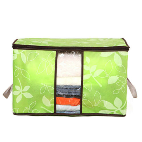 Foldable Storage Bag Clothes Blanket Quilt Closet Sweater Box Pouch Organizer