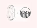 Portable Electric Hair Ionic Brush Hair Straightener Brush Negative Ion Comb Anti-Static Massage Mini Straight Hair Comb Hair Beauty Electric Massager