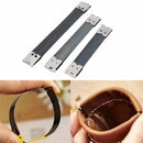 10Pcs Silver Metal Flex Purse Frame Clasp DIY Internal Bag Accessories