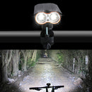 XANES DL06 1200LM 2T6 150 Large Floodlight 6000mAh Battery Bike Light 4 Modes USB Rechar