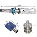 Cylinder Locksmith Repair Tool 3Pcs 7Pin Tubular Pick Tool Car & Vehicle Accessories