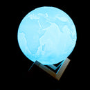 3D USB Flapping Luminous Earth Night Light Table Desk 8CM Earth Lamp Gift Atmostphere Light