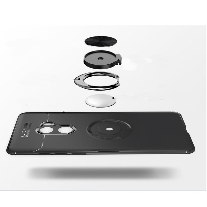 Bakeey 360 Adjustable Metal Ring Kickstand Magnetic PC Protective Case for Xiaomi Mi MIX 2