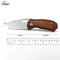 Enlan EL-05 Folding Pocket Knife with 8Cr13Mov Blade Wood Handle Liner Lock Stainless Steel Knife Home Cutter