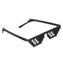 Double Row Pixels Glasses Photography Tools Cool Pose Style Toys