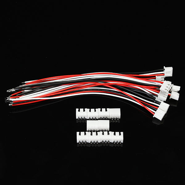 10pcs XH Pitch 2.54mm Single Head 3Pin Wire To Board Connector 15cm 24AWG With Socket