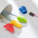 Travel Portable Tooth Brush Head Cap Cover Protector Case Silicone Cute Plane Bird Toothbrush Head