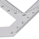 Woodworking 45/90 Degree Triangle Ruler Carpenter L Square Marking Ruler Angle Ruler
