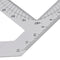Woodworking 45/90 Degree Triangle Ruler Carpenter L Square Marking Ruler Angle Ruler