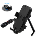 Dual USB Charger CS-344B2 Phone Holder 360 Rotation Stand For Motocycle Bike Rearview Holder For 4''-6.5'' Smart Phone