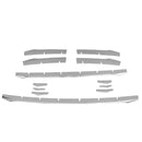 Stainless Steel Front Bumper Air Grille Grill Moulding Trim Strip for Audi A3 8v Sedan 2014-2018
