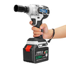 3 In 1 128V 19800mAH Brushless Electric Wrench Power Drill Electric Screwdriver 240-520NM Adjustable Stepless Speed Regulation