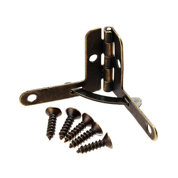 4 pcs Metal Box  Quadrant Hinge Wooden box support hinge
