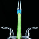 Water Flow Recognition 7 Colors Flashing LED Light Water Tap Faucet Light Shower Head