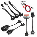8pcs Full Set Car Cables Adapter OBD2 II CDP for Autocom CDP Pro Diagnostic