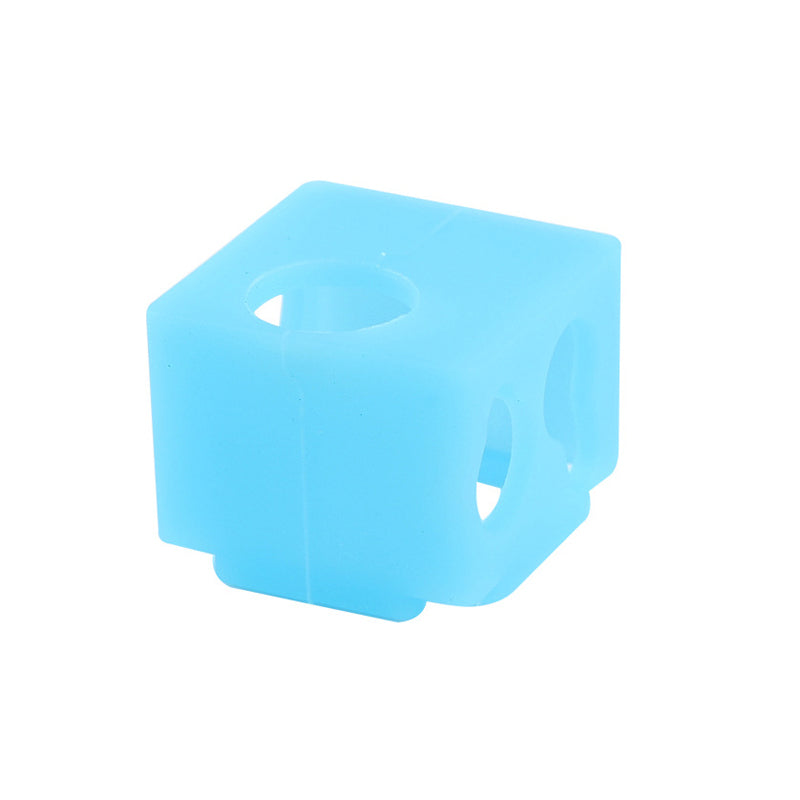 XCR-NV6 Aluminum Heating Block Silicone Sock Protective Case for 3D Printer Hotend Nozzle